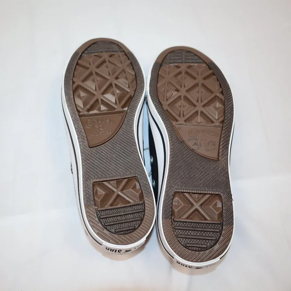 Converse Black and Blue Double Tongue Low Top Sneakers Women's Size 7-NWT - Picture 6 of 7